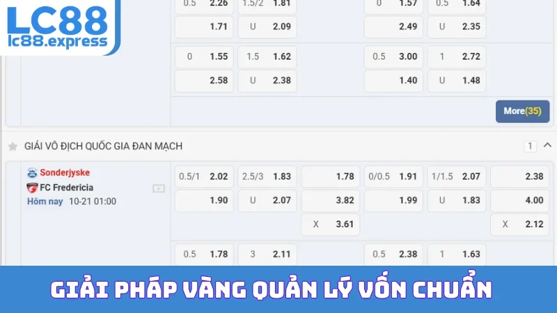 Giải pháp vàng quản lý vốn chuẩn